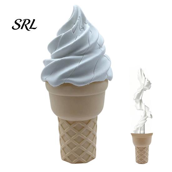 Adults Ice Cream Toy Retractable Longsword Toy, Twisting Slippery Cone Plastic Spiral Rotating Fidget for Kids Desk Gadgets