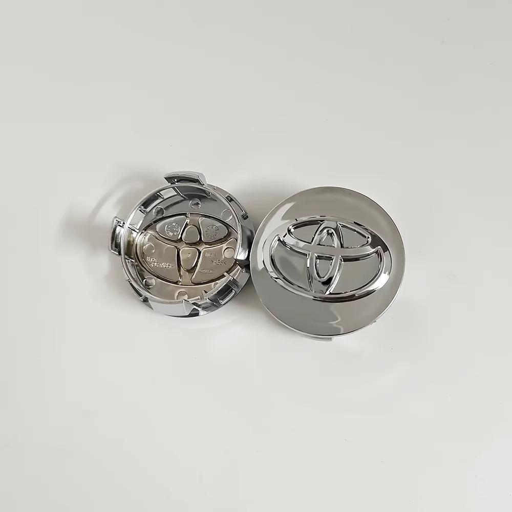SAV5 for Toyota Camry Corolla RAV4 Highlander Vios C-HR SIENNA AVALON YARLS 53mm 57mm 62mm 4 Pieces Wheel Center Caps