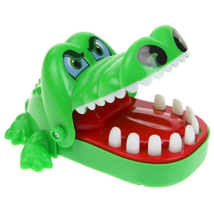 Crocodile Caiman at the Dentist's Sick Tooth Arcade Game for Family Children