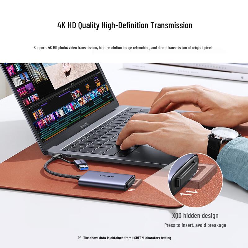 Ugreen USB-C и USB 3.0 кард-ридер для карт XQD