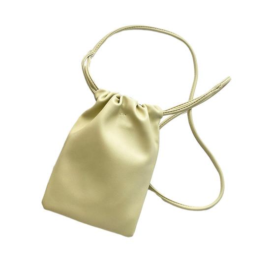 Women's Mobile Phone Bag Faux Leather Crossbody Phone Bag Solid Color Portable