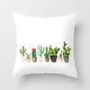 Nordic Style Tropical Plant Cactus Pattern Cushion Cover Sofa Car Office Pillowcase Home Decor Pillowcase
