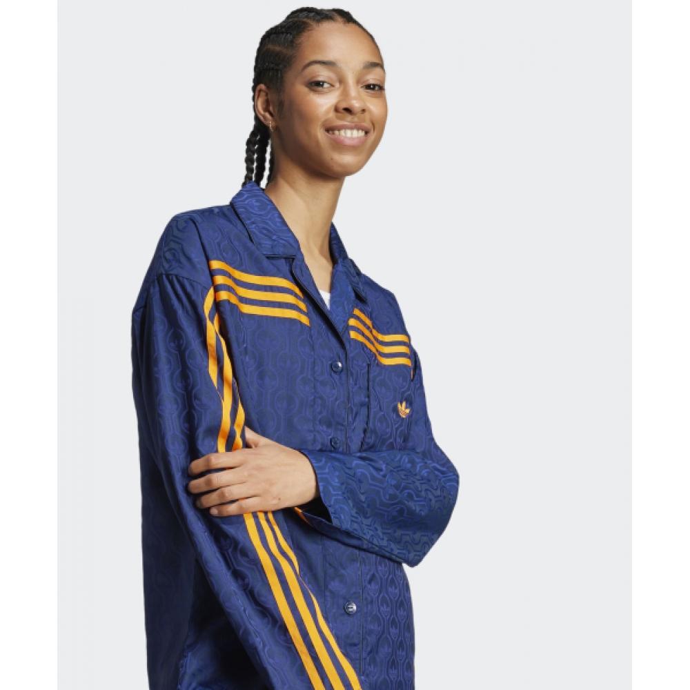 Adidas Рубашка 70-х годов, синяя Jn7660