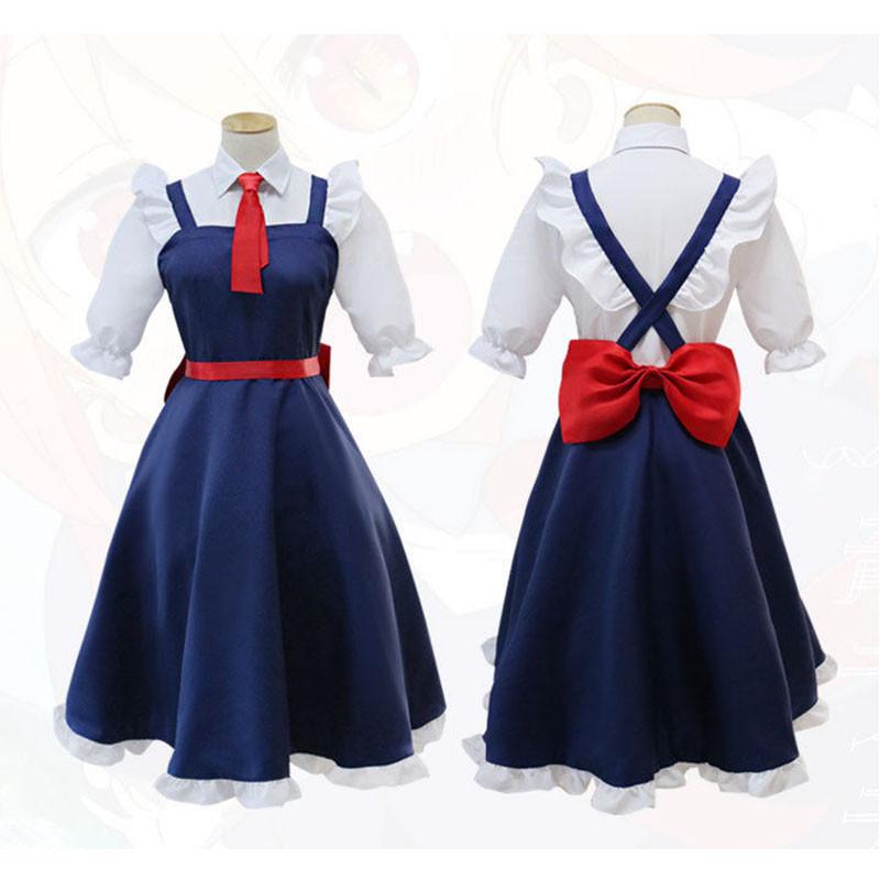 Miss Kobayashis Dragon Maid Tooru Maid Dress Outfit Cosplay Costume Full Set