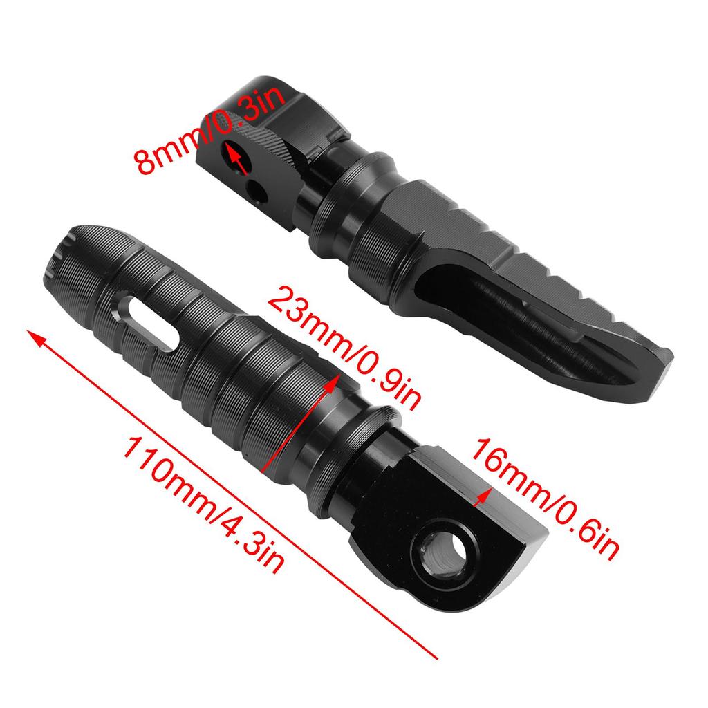 Задние подножки подножки подходят для BMW G310GS G310R 2017-2024 G310RR 2023-2024