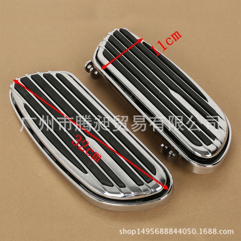 Large Modified Foot Pegs for Harley Road King, Fat Boy, Electra Glide, Street Glide & Softail