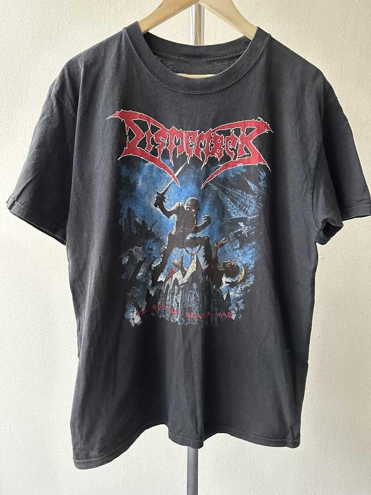 Новая Футболка Dismember Band Подарок Для Фанатов Мужская Все Размеры LW286 Унисекс Футболка