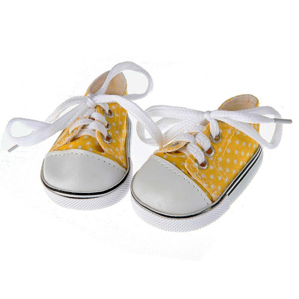 Lace-up BJD Doll Shoes Mini Doll Sneakers Doll Accessories Mini Casual Shoes  Children Toy