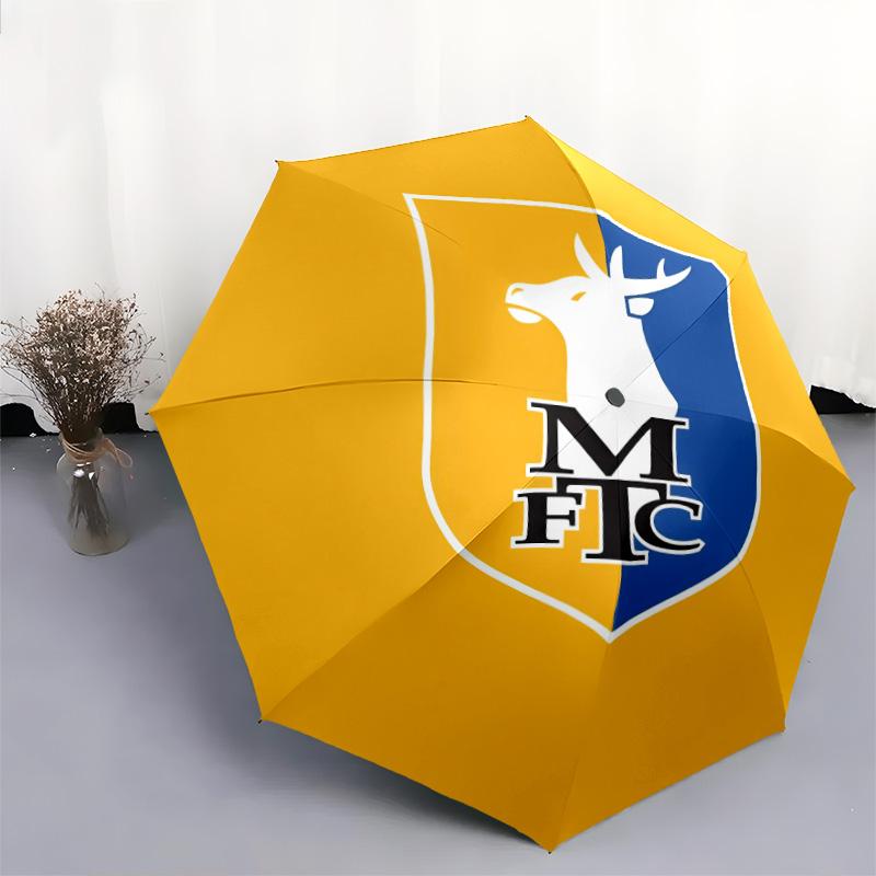 Mansfield Townpattern, automatic folding umbrella, portable and foldable design, 8 ribs, a Christmas or birthday gift.