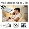 Внешний жесткий диск USB3.0, прозрачный корпус для жесткого диска 5 Гбит/с 2,5 дюйма, корпус для жесткого диска, чехол для хранения жесткого диска SATA HDD SSD для ноутбука