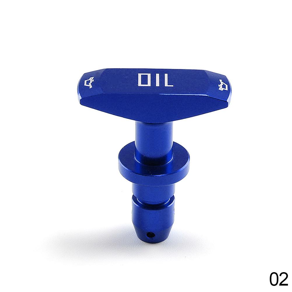 Car Oil Dipstick Pull Handle Engine Oil Pullhandle Aluminum Billet Brand New Universal Automobile Replacement