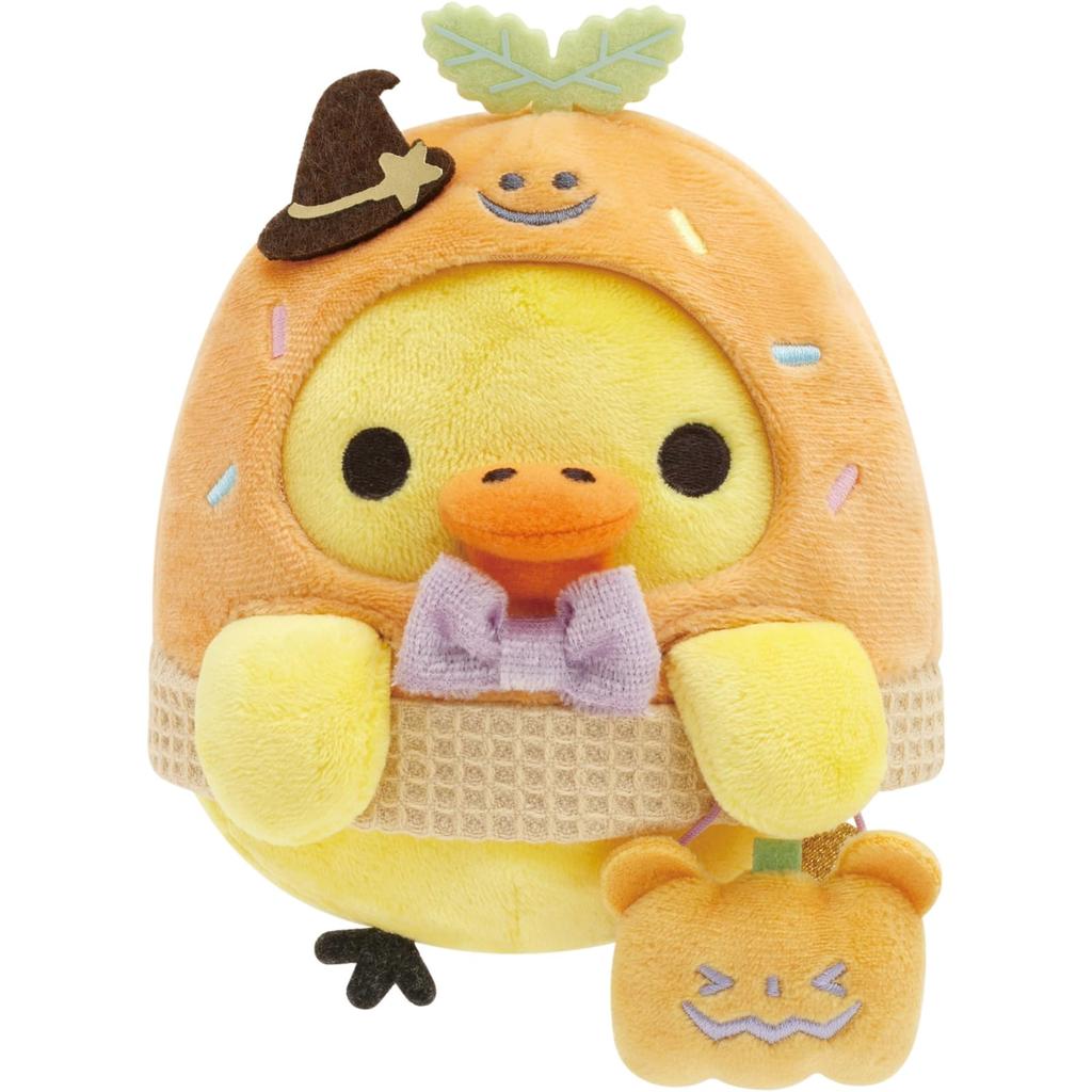 Rilakkuma Pumpkin Plush Toy Kiiroitori MO15401 San-X "Magical Halloween" (Mischievous Ghost)