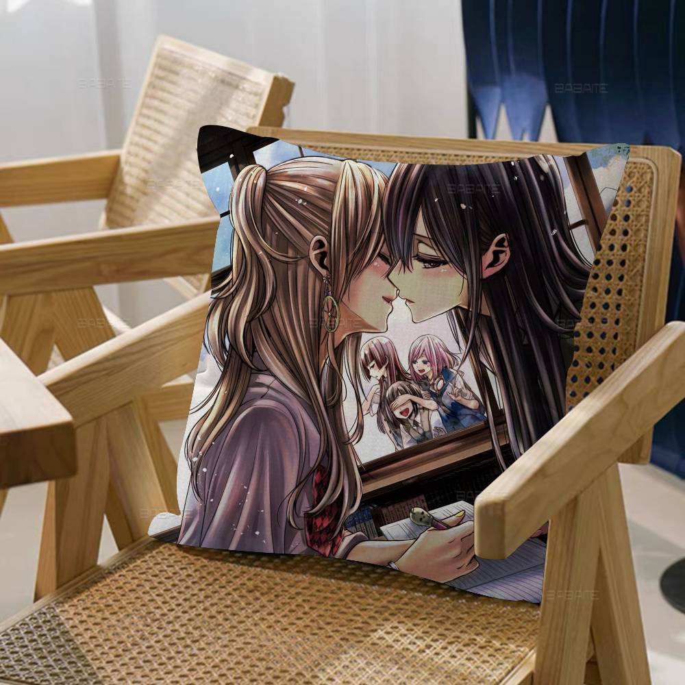 Japanese Anime Citrus Personalized Pillow Cover Kids Bedroom Wild Party Decor Pillowcase Kid Birthday Shower Gift