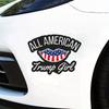 1pc ALL AMERICAN TRUMP GIRL Car Stickers Auto Accessories Window Bumper Body Windshield Scratch Covering Decals Decoration