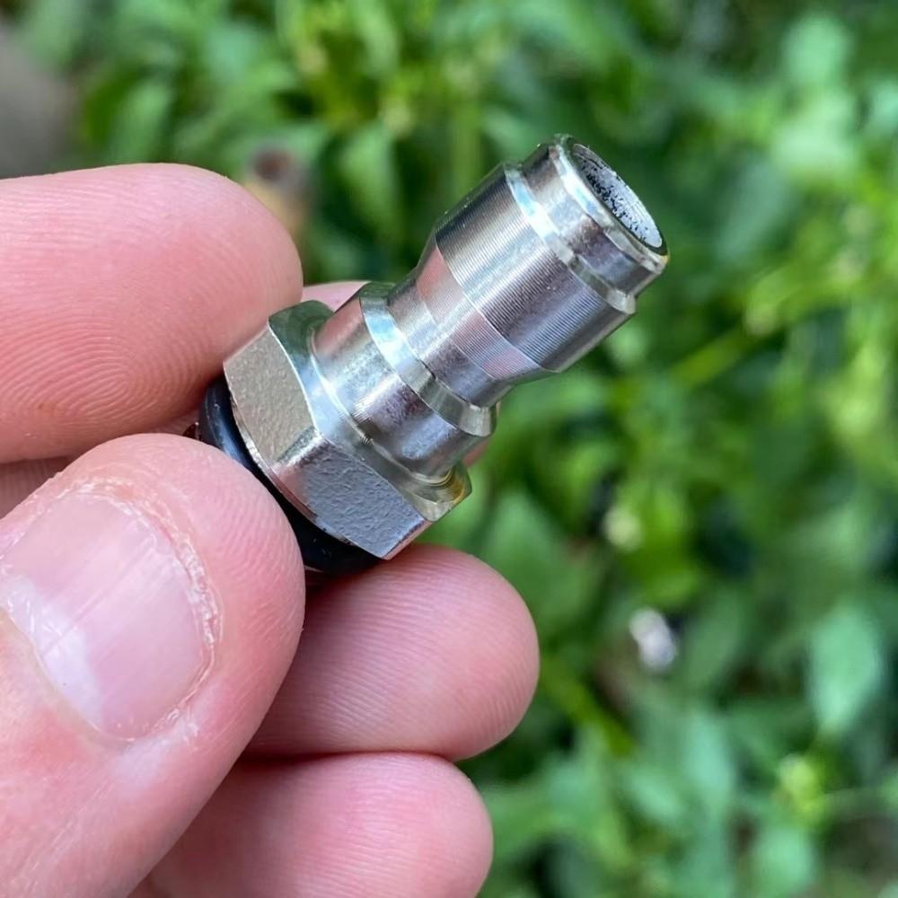Leak-Proof Pressure Washer Nozzle 1/4 Inch Quick Plug Connector for Car Washing