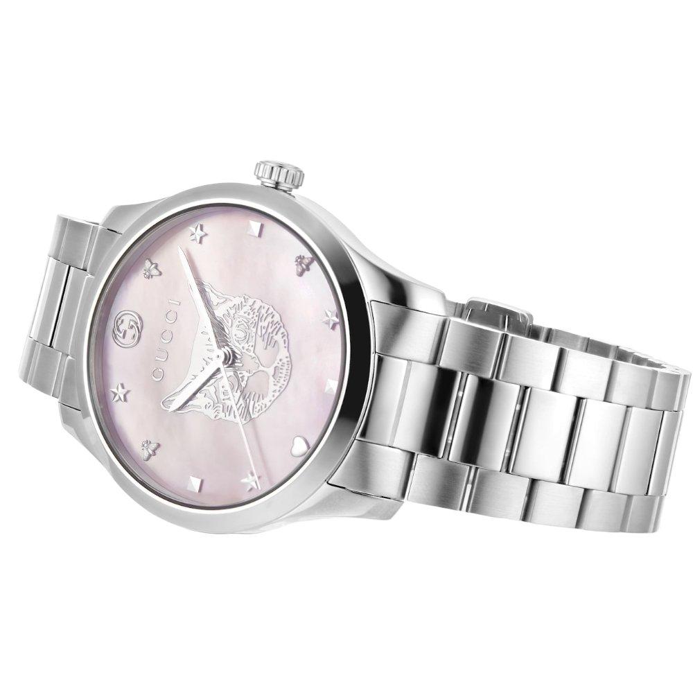 Gucci YA1264166 G-Timeless розовые перламутровые часы унисекс
