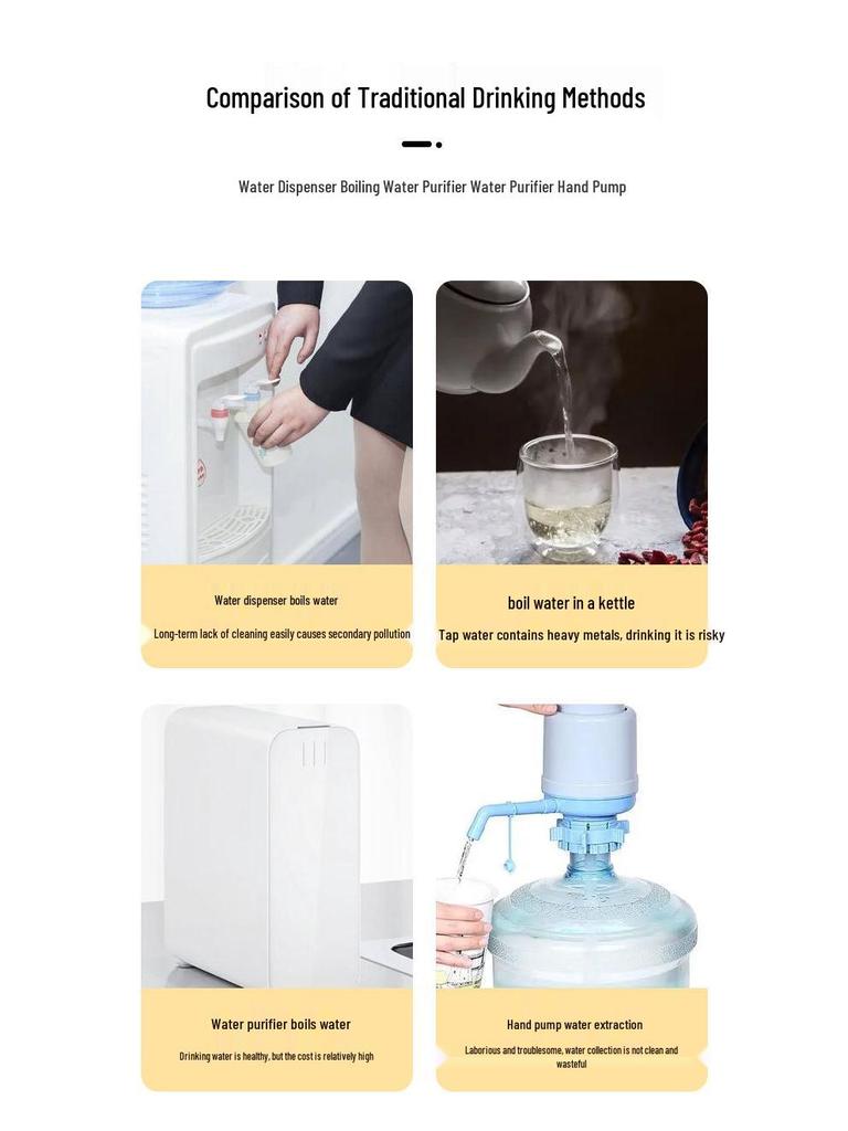 Большая простая подставка для диспенсера для воды с помпой