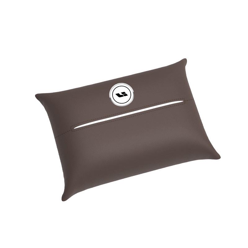 Car Tissue Box Bag: Fits Ideal ONE/L9/L8/L7, Drawstring Paper Box Cover for Hanging In Car Interior