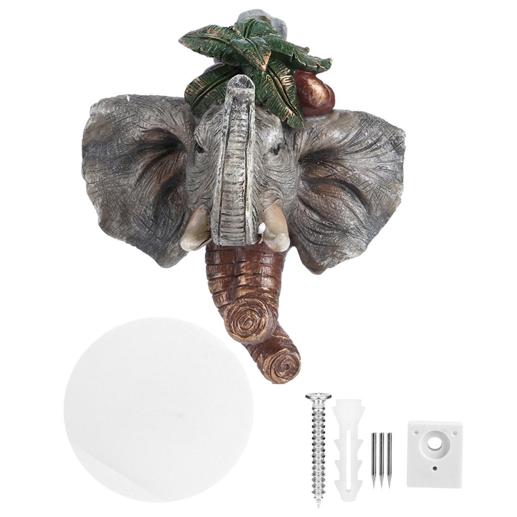 Уникальная смоляная настенная шляпа в форме животного, крючок для подвешивания пальто, украшение для ванной комнаты в стиле ретро