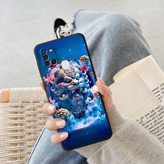 Модный чехол с китайским тигром и драконом для Samsung Galaxy A50 A02 A01 A02s A10 A03s A04s A03 Core A04 A20e A40 A70 A54 A34, чехол