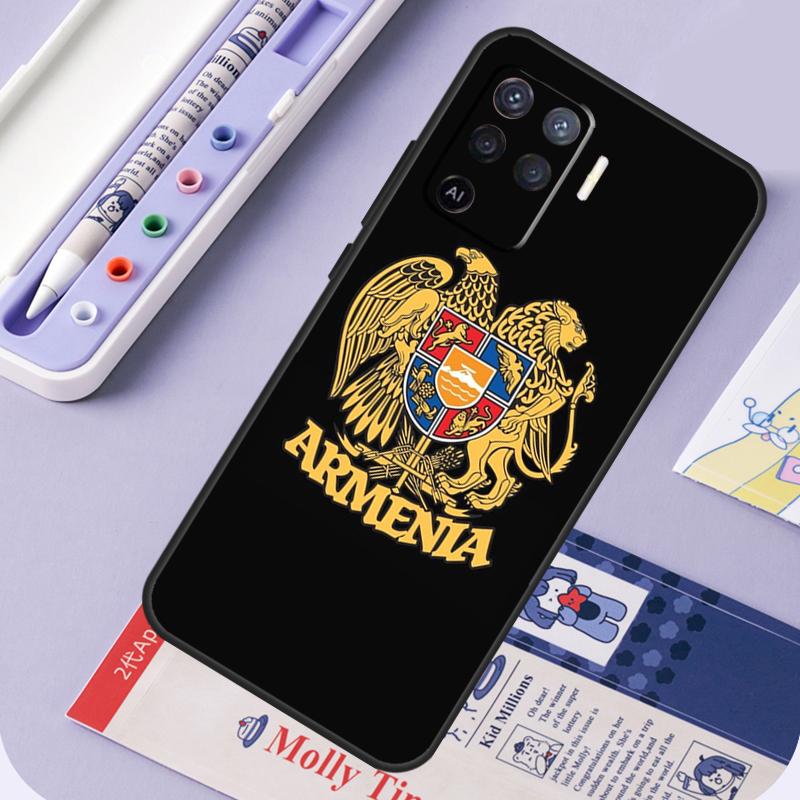 Чехол Армянский Флаг Для Oppo A17 A18 A94 A74 A54 A15 A38 A58 A78 A98 A40 A60 A80 A16 A76 A96 A57 A77 A5 Pro