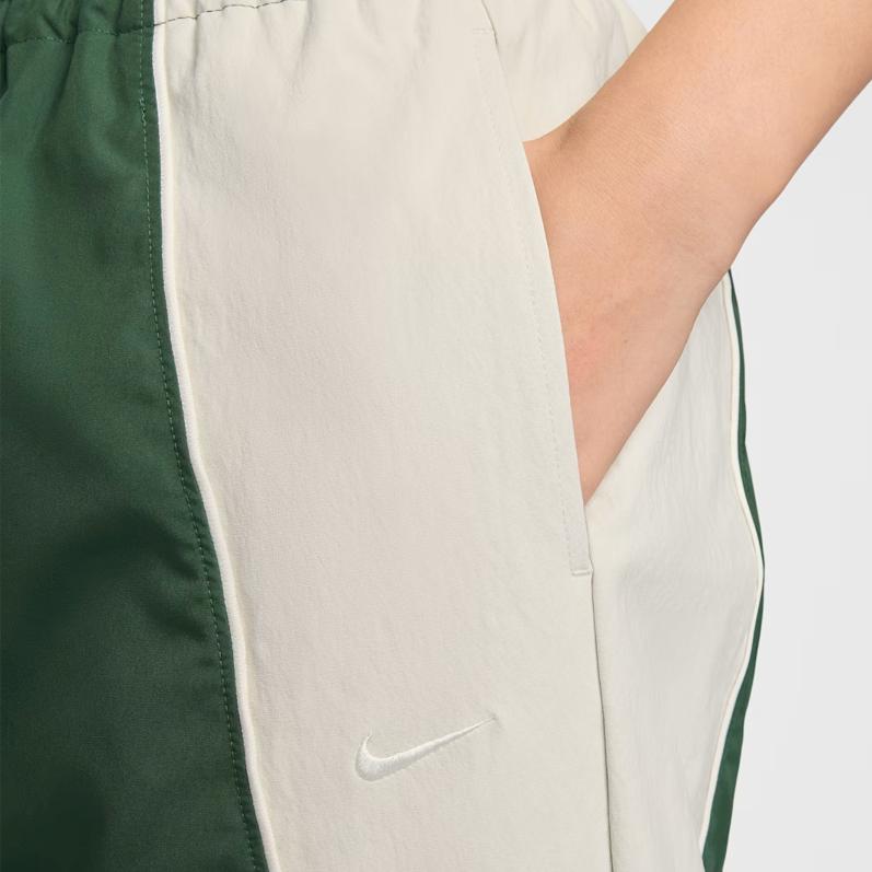 Nike Спортивные брюки с лоскутным логотипом свободного кроя на шнуровке Женские брюки IF0219-324