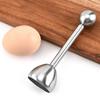 Stainless Steel Egg Shell Opener Practical Egg Cracker Separator Egg Topper Cutter  Boiled Eggs