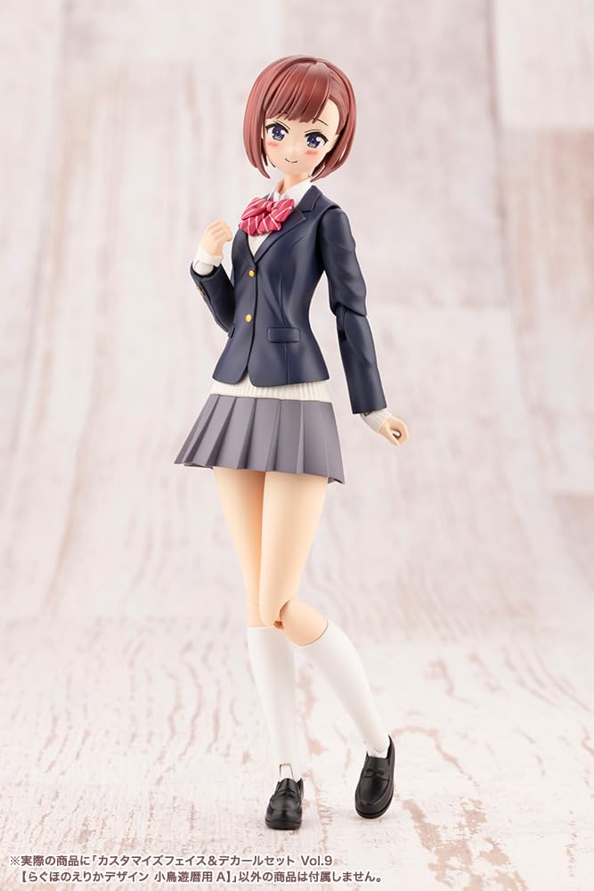 Kotobukiya Sousai Shoujo Teien Customize Face Decal Set 9 Erika for Takanashi Koyomi 18mm Scale Plastic Model Kit & Vol. [Raguhono Design, A] Approx.