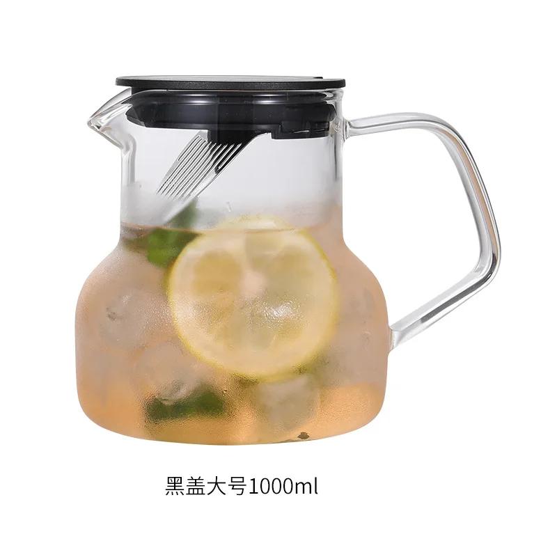 Heat Resistant Glass Tea Pot Hand Brewed Coffee Sharing Pot Infuser Teapot To Boil Water Kettle Japanese Teapot for Infusion Bar