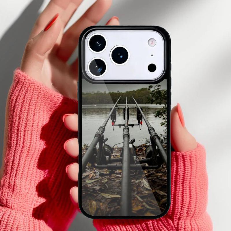 Carp Fishing Fish Phone Case for iPhone 17 16 15 14 13 Pro Max Back Cover for 12 11 Pro Coque