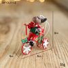 Handmade Christmas Decoration Wrought Iron Hangable Ornament Christmas Ornament  Happy Christmas
