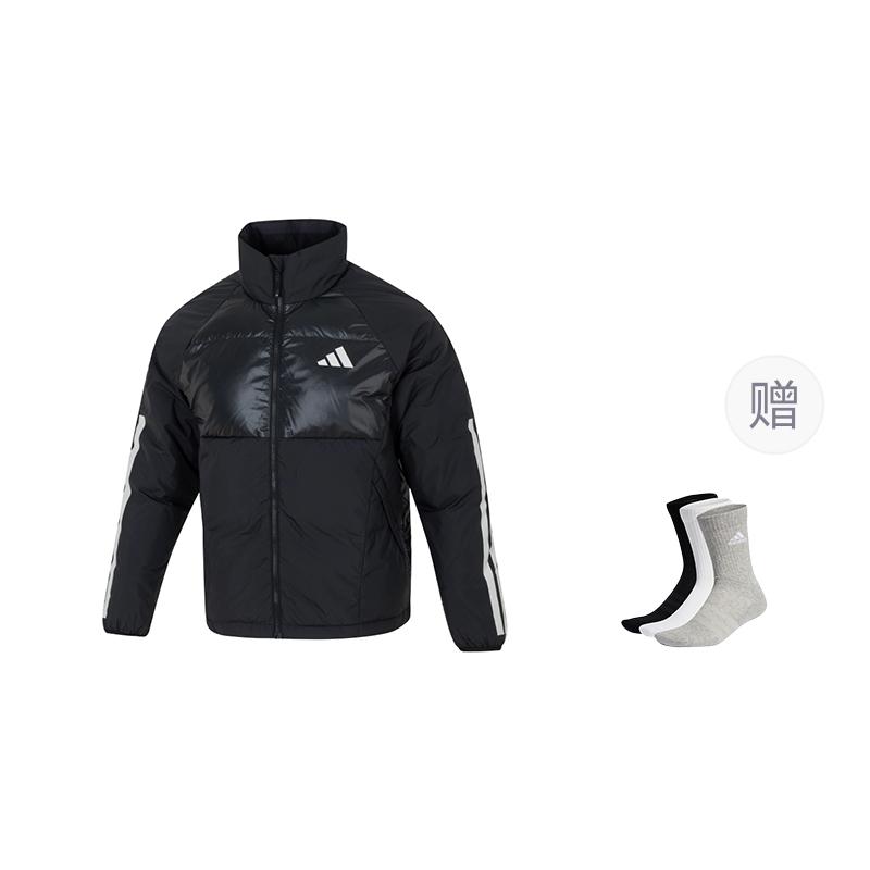 adidas Осень 2024 LW DOWN JKT Пуховик Мужской Черный JG5923