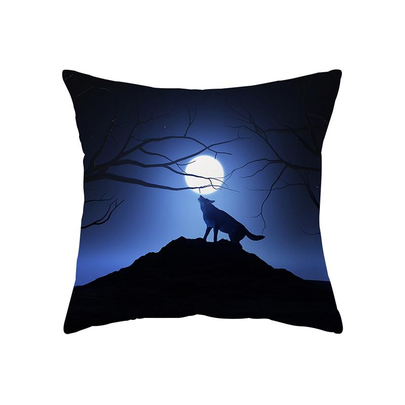 Тыквенный алфавит на тему Хэллоуина Подушка Чехол для дивана Подушка для праздника Подарок Украшение для вечеринки Домашний декор