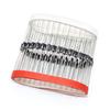 (100 Pcs) DSSRQI 1N4001 Rectifier Diode, 50V 1A DO-41 Electronic Silicon Doorbell Diodes