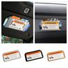Multifunctional Temporary Parking Card Holder ABS Car Sun Visor Card Clips for Stowing Tidying