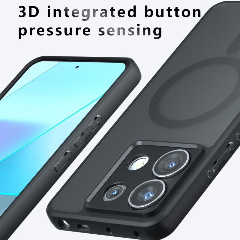 Для Xiaomi Redmi Note 13 13R Note13 Pro Plus матовый противоударный чехол TPU с защитой от отпечатков пальцев, устойчивый к падениям, не желтеющий, задняя крышка, корпус