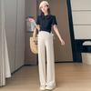 Pregnant Women Wear Wide-Leg Pants With Drawstrings For Early Pregnancy Spring And Summer Casual Pants