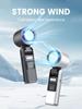 Mini Ice Cooling Fan Portable Handheld Turbo Fan 100 Wind Speeds Adjustable 4000mAh Battery Operated Electric Fan Strong Wind
