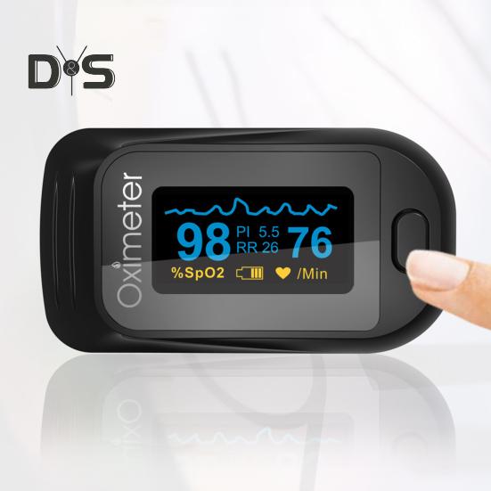 Измеритель кислорода в крови с цифровым дисплеем индекса PI, высокоточный, безболезненный для пальцев, портативный оксиметр для измерения насыщения крови кислородом