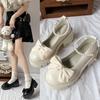 Spring and Autumn New Flat Summer Soft Bottom Bowknot Women's Leather Shoes
