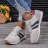 Europe and the United States Women's New Color Blocking Shoes Retro Fashion Not Tired Feet Outdoor Travel Lightweight Casual Sneakers