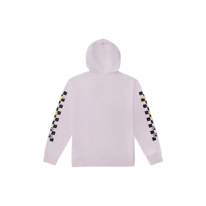 Vans Женская толстовка с капюшоном X Skateistan Fun с боковым узором и шахматным принтом, светло-фиолетовая VN0A5LF31QW