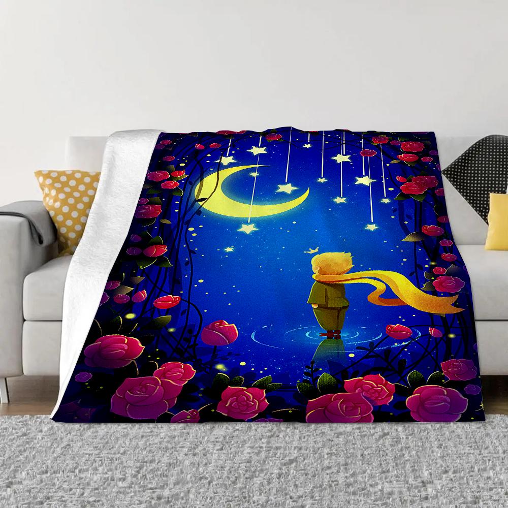 Пушистые мягкие одеяла и пледы Le Petit Prince, одеяло до колена, роскошное постельное белье размера King Size, плед для дома и украшения, вязаный плед