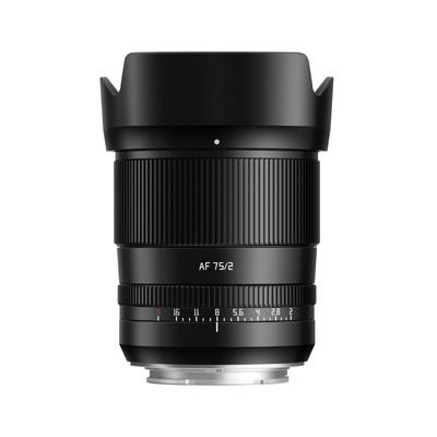 TTArtisan AF 75mm F2 Фикс-объектив Награжденный Объектив для беззеркальной камеры Sony Medium Large для пейзажной и портретной съемки Meisho Optical E-Mount Полнокадровый (ДГП