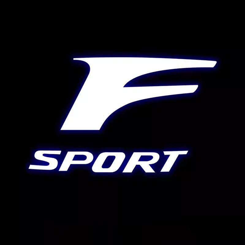 BJYL6 Interior Stickers Car HD Projector Door Light Welcome Lamps Accessories For Lexus F SPORT ES RX NX LS UX LM LX GX LC RZ IS CT GS