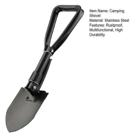 Многофункциональная военная складная лопата, высокая прочность, компактный размер, портативная лопата для кемпинга, многофункциональный инструмент для альпинизма