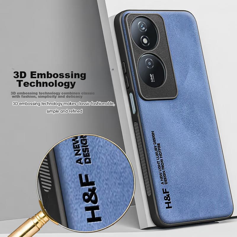 Phone Case for Honor Play 50 Plus, Upgraded Skin-Like Matte Lens Full Protection Silicone Case - Midnight Black