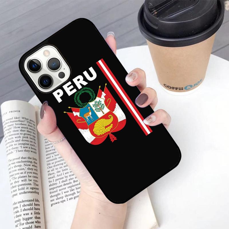 Чехол для мобильного телефона с флагом Перу для iPhone 17 Air 16 15 14 12 13 11 Pro MAX apple Plus SE2020 Coque