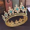 Элегантные винтажные тиары, сверкающие хрустальные стразы, корона для конкурса красоты, украшение для волос
