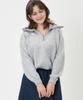 THE-ABON Soft Half Zip Knit Grey